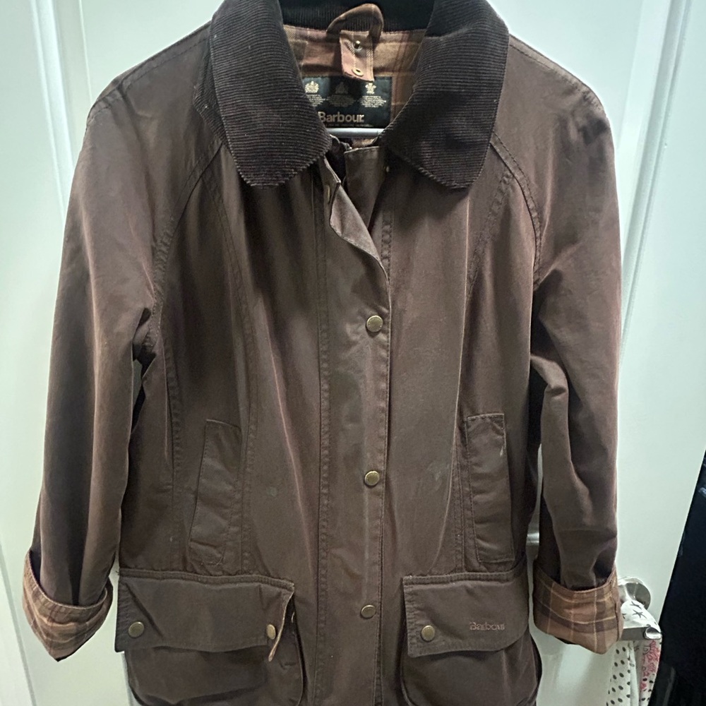 Barbour Women's Utility Jacket in Rich Brown